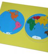 Puzzle Map of the Oceans | E&O Montessori