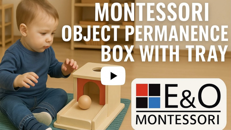Embedded thumbnail for Montessori Object Permanence Box with Tray