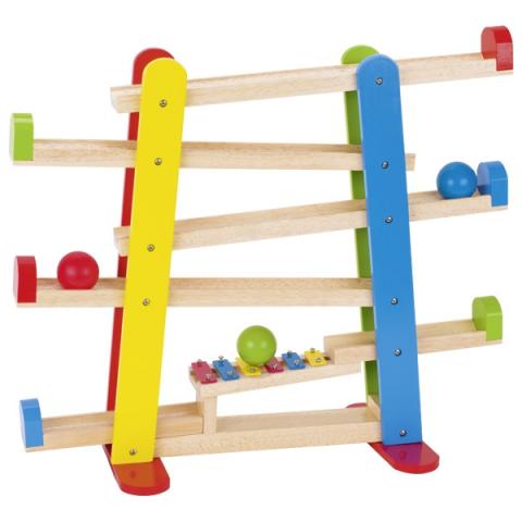 Wooden Ball Tracker with Xylophone | E&O Montessori