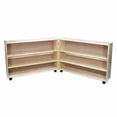 Adjustable 2 Shelf Hinged Units: Tall & Narrow Front