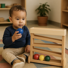 Best Montessori Wooden Ball Tracker  Montessori Wooden Ball Tracker