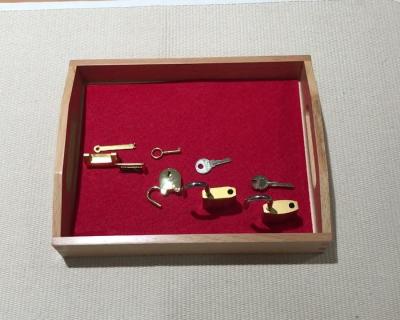 Embedded thumbnail for Locks and Keys with Wooden Tray